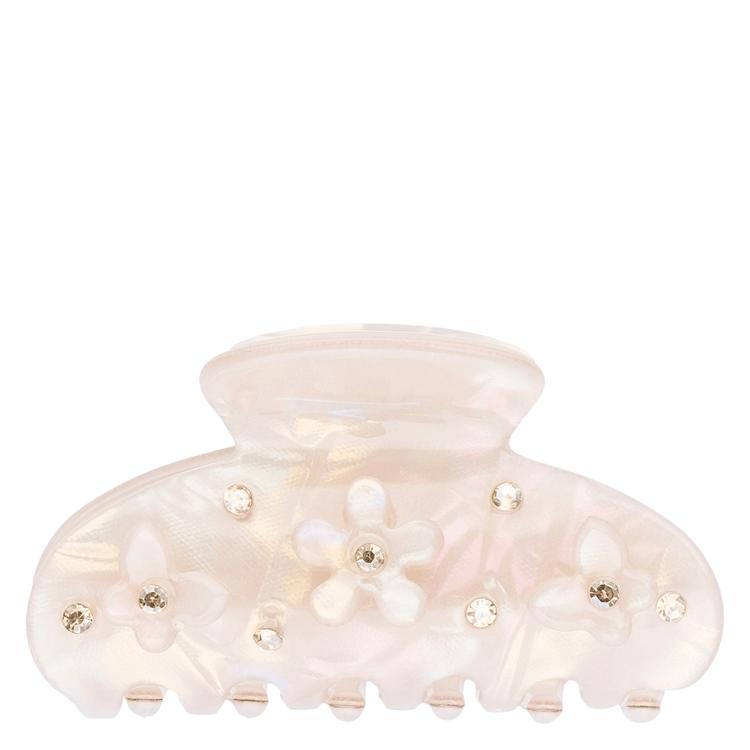 Small - Rosa Sand- Flower & Butterfly Hair Claw - DARK department