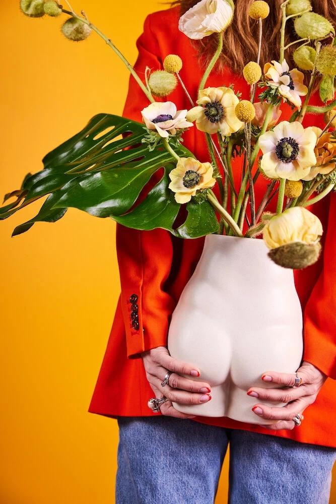 VASE NATURE L BEIGE - BYON